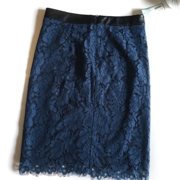 NWT Brixon Ivy Blue Cyndi Lace Pencil Skirt Small - Picture 8 of 9